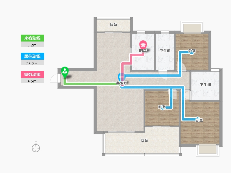 湖南省-邵阳市-邵新府-104.44-户型库-动静线