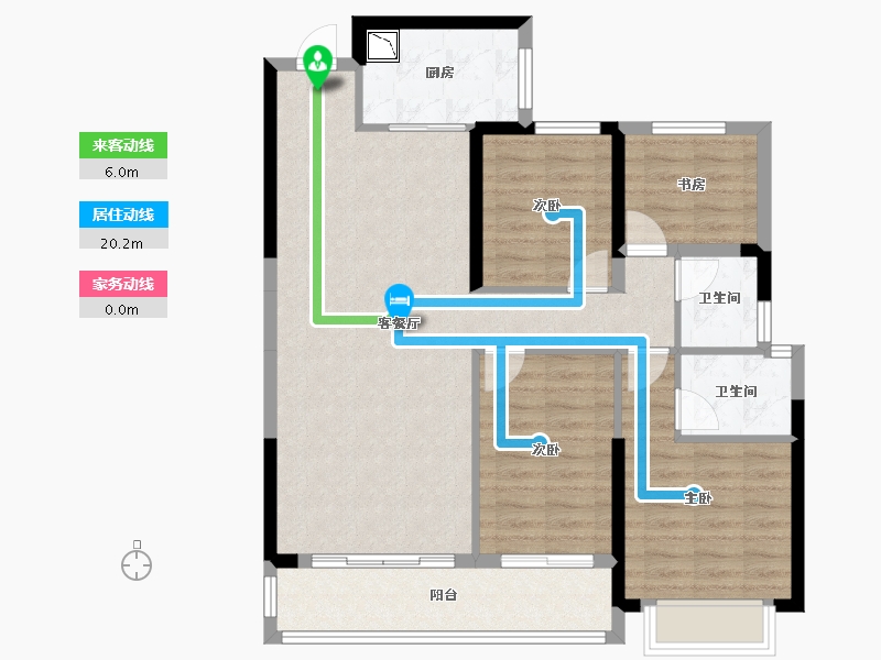 湖南省-株洲市-湘江汇-95.11-户型库-动静线