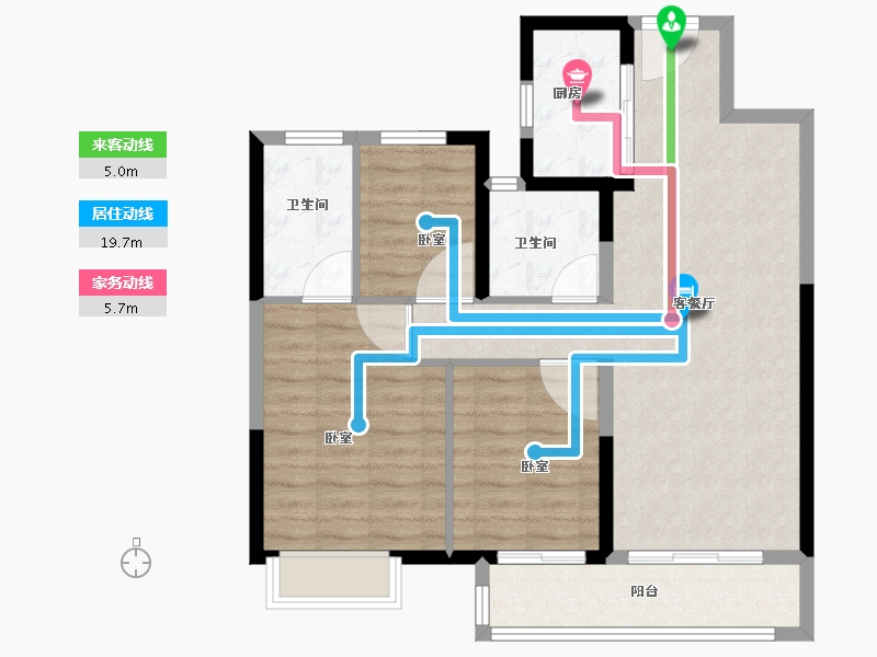 湖北省-孝感市-湖北交投颐和华府-86.01-户型库-动静线