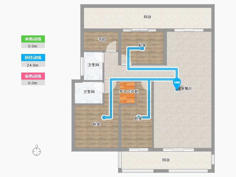 广东省-汕头市-龙光阳光御府-115.80-户型库-动静线