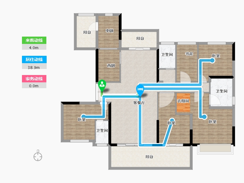 广东省-湛江市-遂溪碧桂园公园首府-178.00-户型库-动静线