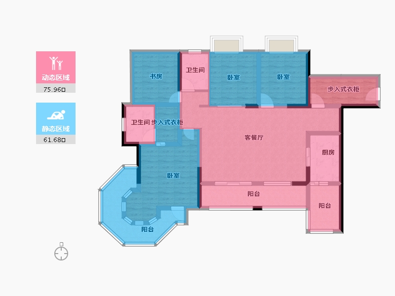 湖北省-咸宁市-汉地尚街-120.25-户型库-动静分区