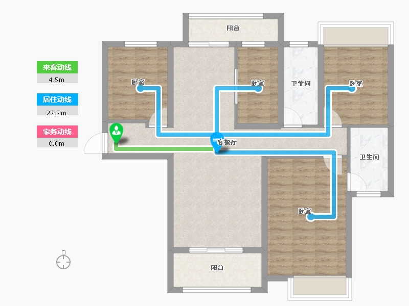 湖北省-黄冈市-山城都市-96.05-户型库-动静线