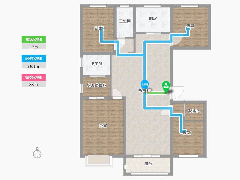 河南省-许昌市-中航文峰上城-128.00-户型库-动静线