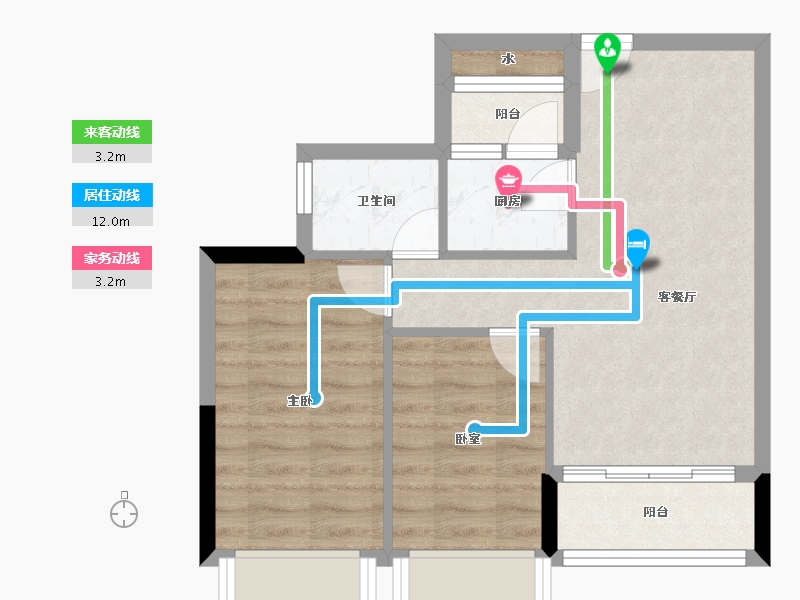 广东省-惠州市-公园山-53.47-户型库-动静线