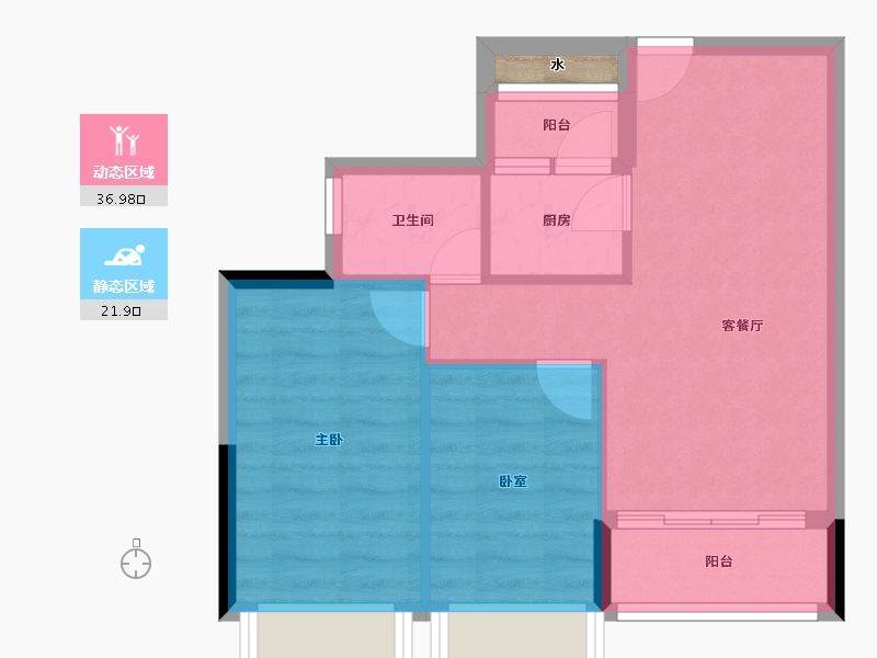 广东省-惠州市-公园山-53.47-户型库-动静分区