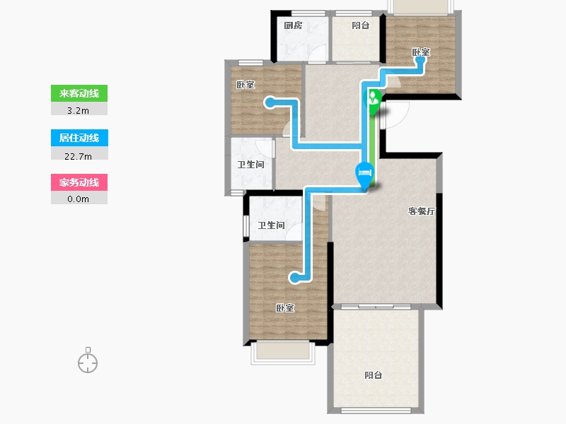 广东省-汕头市-海湾一城-117.00-户型库-动静线