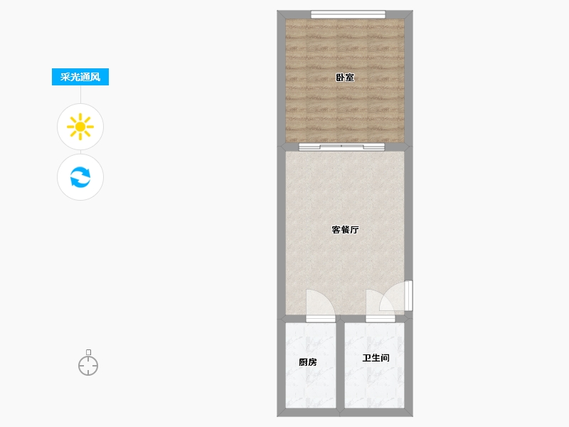 湖北省-武汉市-至尚青年汇-45.98-户型库-采光通风