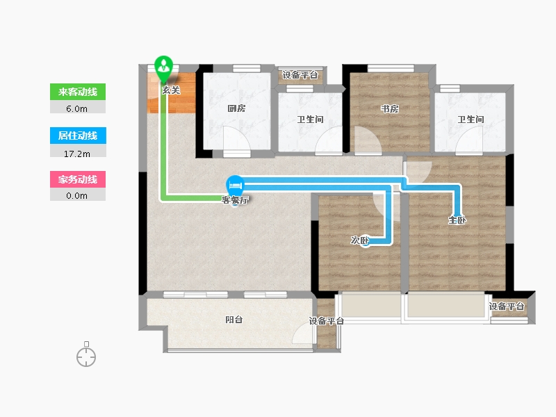 江苏省-常州市-云禧-88.00-户型库-动静线