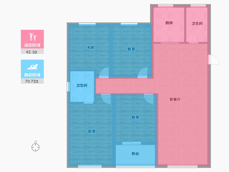 山东省-潍坊市-恒信书香门第-120.01-户型库-动静分区