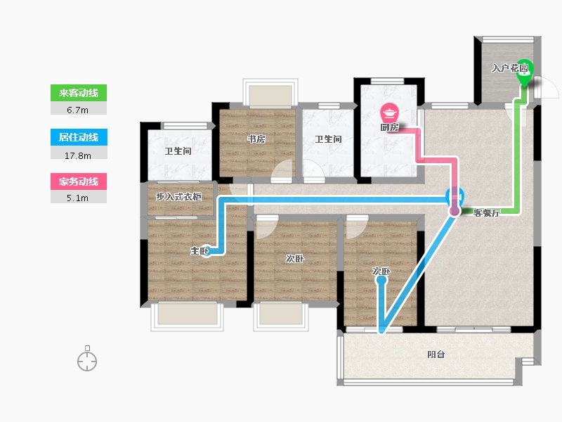 江西省-上饶市-新力新天地-109.00-户型库-动静线