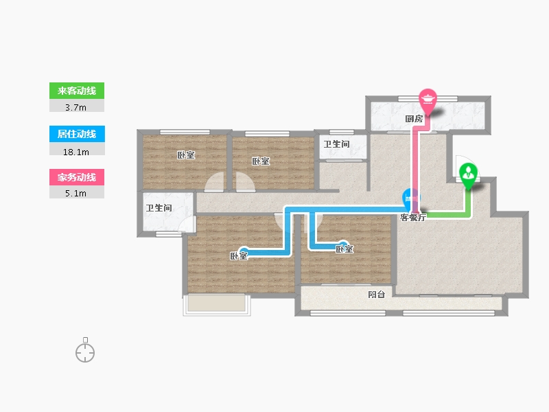 河南省-商丘市-御景华府-124.00-户型库-动静线