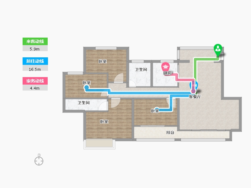 河南省-商丘市-御景华府-121.01-户型库-动静线