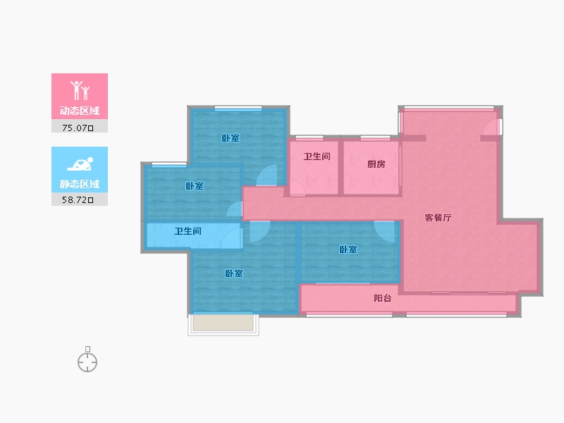 河南省-商丘市-御景华府-121.01-户型库-动静分区