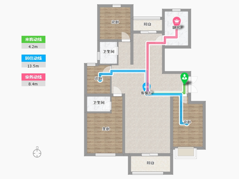 山东省-临沂市-万图·水岸经典-112.24-户型库-动静线