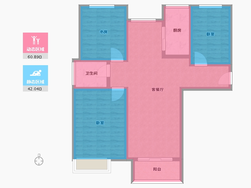 河南省-许昌市-正岩尚品园-92.00-户型库-动静分区