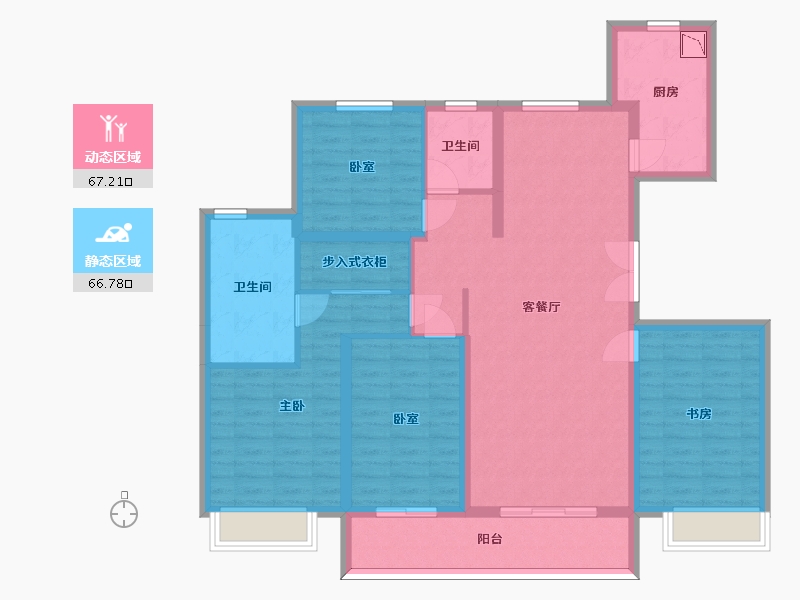 山东省-济南市-中建锦绣首府-119.88-户型库-动静分区