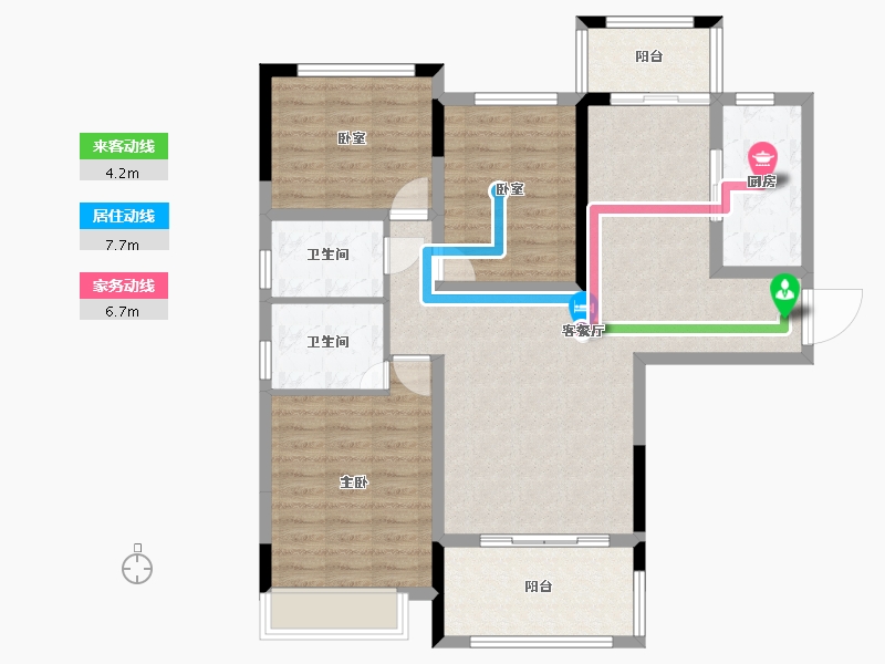 湖北省-宜昌市-公园大观-97.97-户型库-动静线