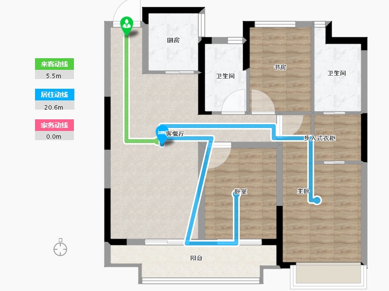 江苏省-宿迁市-泗阳石榴江南府-92.01-户型库-动静线