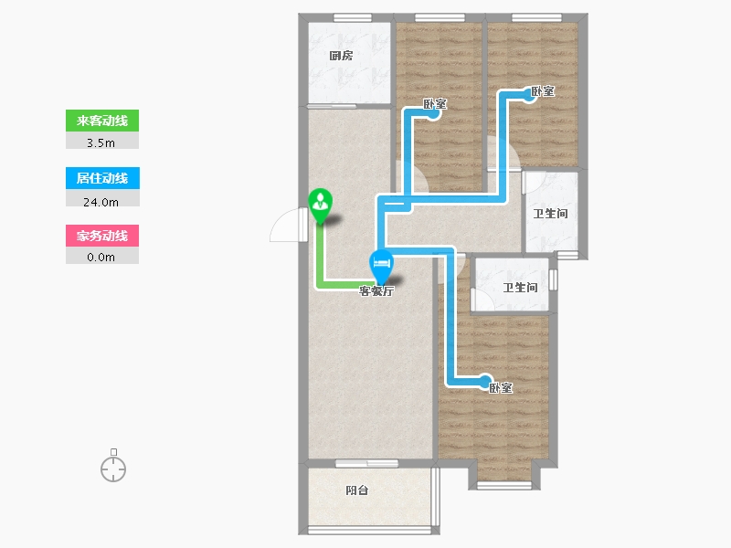 湖北省-黄冈市-锦上城-97.42-户型库-动静线