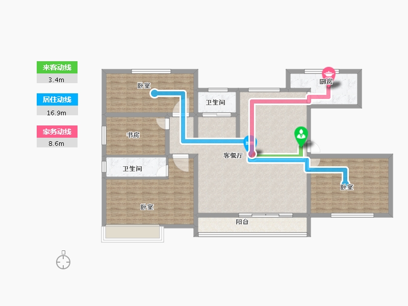 河南省-商丘市-御景华府-122.00-户型库-动静线