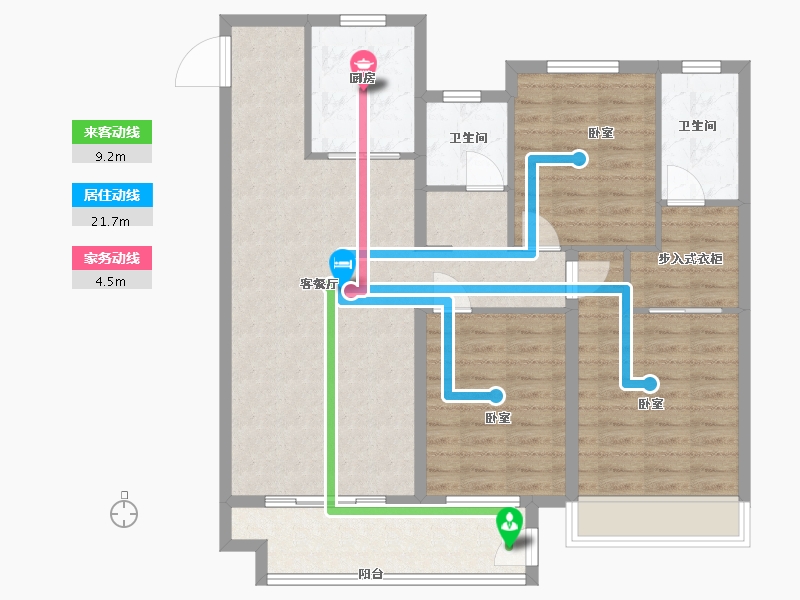 河南省-许昌市-中梁葛天府-102.00-户型库-动静线