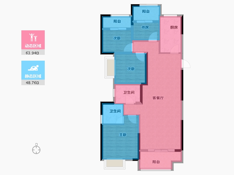 江西省-上饶市-新力新天地-100.00-户型库-动静分区