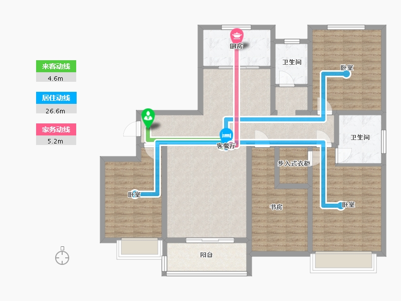 河南省-许昌市-上宅西湖湾-123.02-户型库-动静线