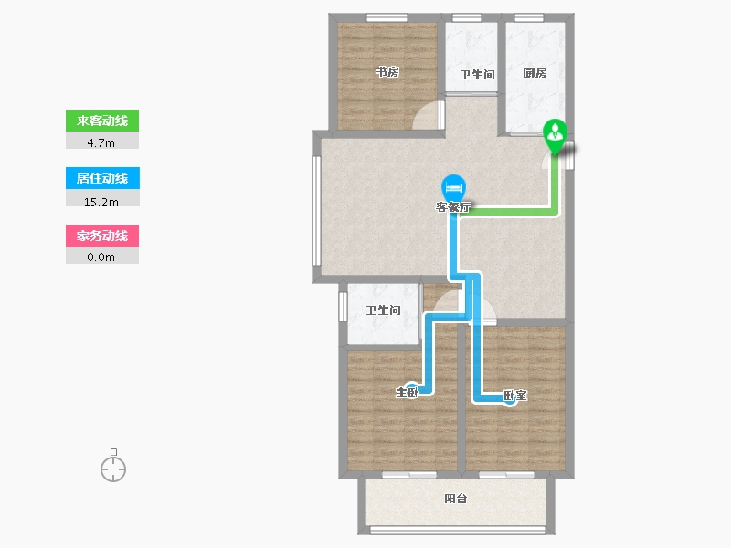 河南省-许昌市-德鸿迎宾府-101.65-户型库-动静线