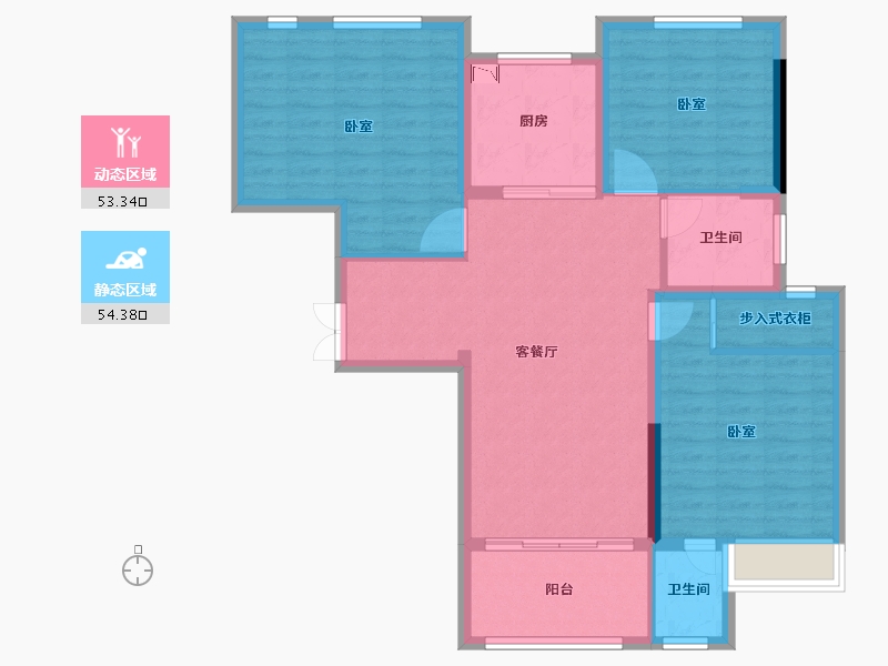 湖北省-十堰市-震洋贵府-97.02-户型库-动静分区