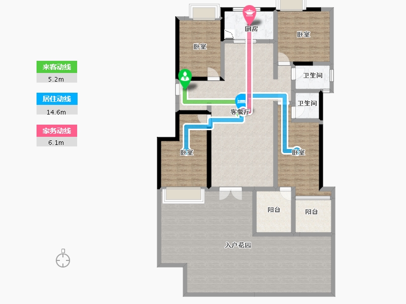 湖北省-黄冈市-御和华城-176.01-户型库-动静线