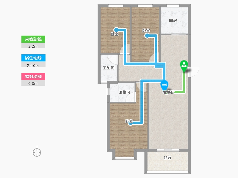 湖北省-黄冈市-锦上城-97.42-户型库-动静线