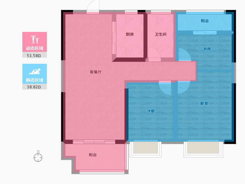 江西省-上饶市-新力新天地-82.00-户型库-动静分区