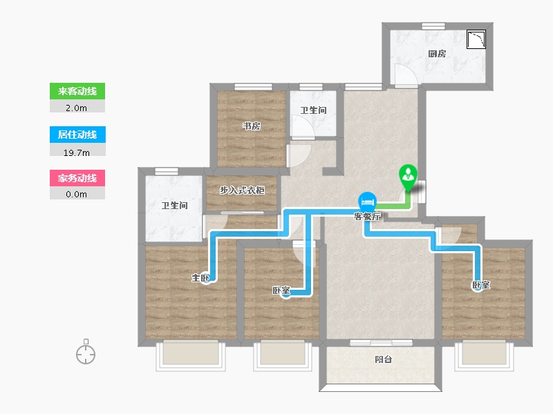 山东省-济南市-中建锦绣首府-90.56-户型库-动静线