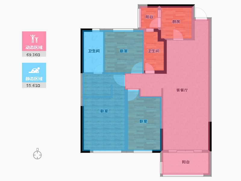 河南省-开封市-兰考恒大帝景-112.50-户型库-动静分区