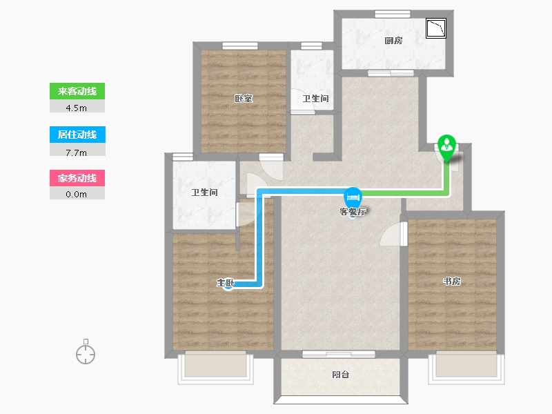 山东省-济南市-中建锦绣首府-91.77-户型库-动静线