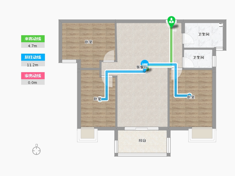 湖北省-黄冈市-红安盛安新都-81.31-户型库-动静线