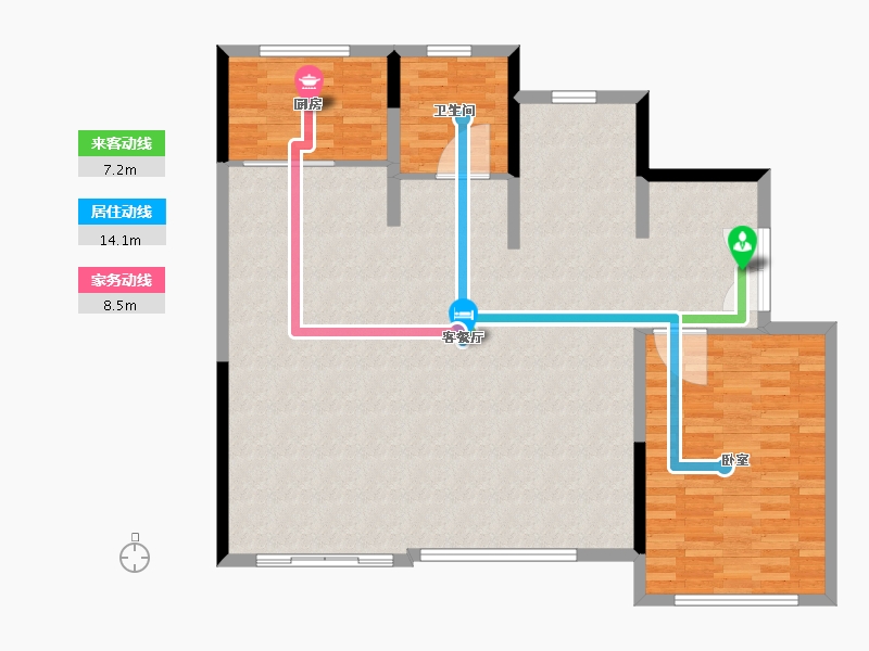 河南省-郑州市-中原融创文旅城-119.00-户型库-动静线