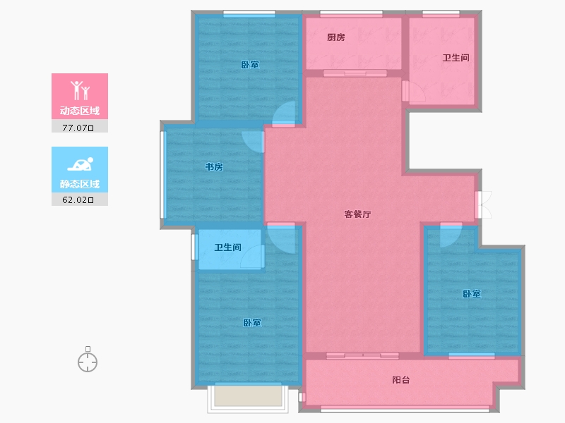 河南省-商丘市-史丹利·景城花园-125.00-户型库-动静分区