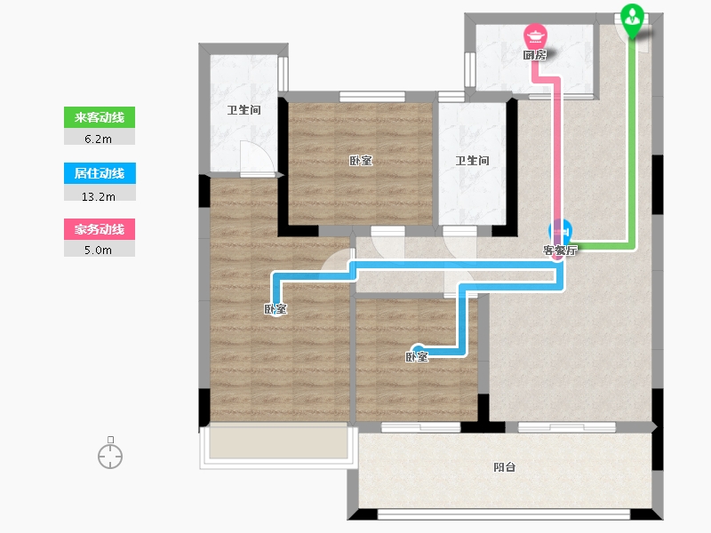 湖北省-宜昌市-公园大观-91.78-户型库-动静线