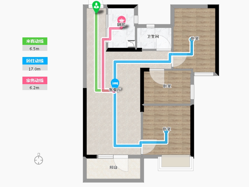 湖北省-武汉市-前川欣城-77.03-户型库-动静线