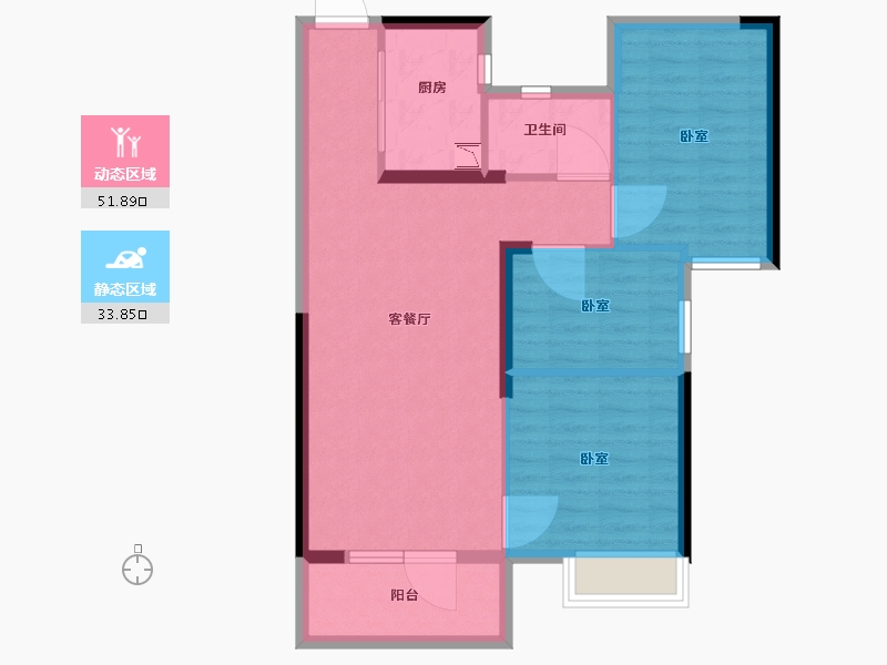 湖北省-武汉市-前川欣城-77.03-户型库-动静分区