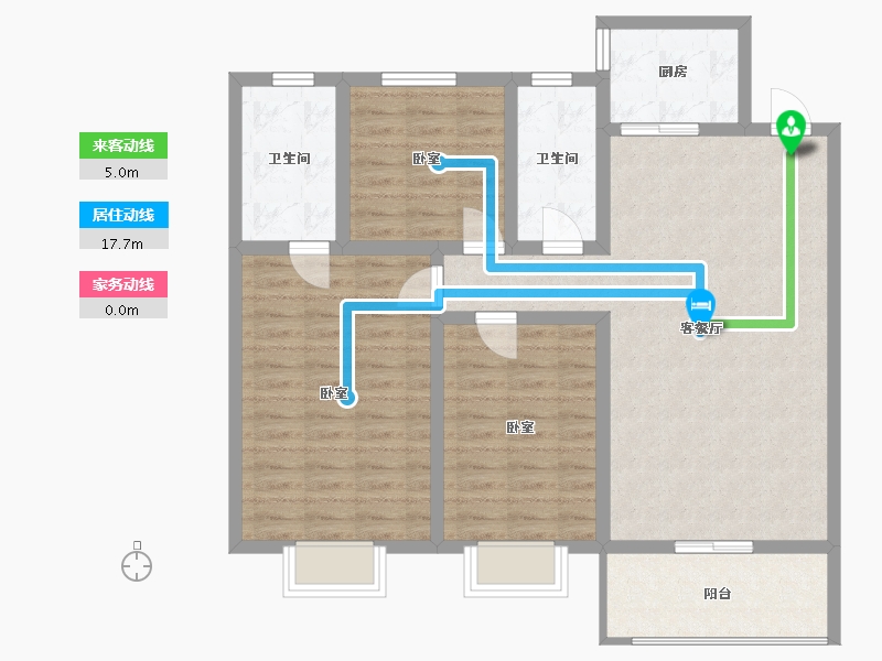 河南省-信阳市-固始毓秀华廷-100.01-户型库-动静线