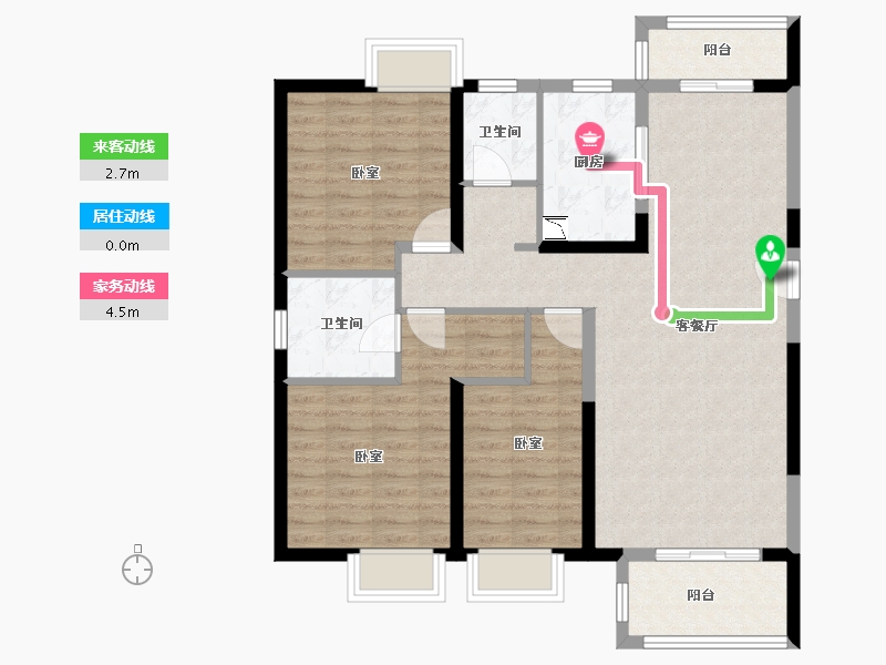 湖北省-武汉市-中建铂公馆-99.29-户型库-动静线