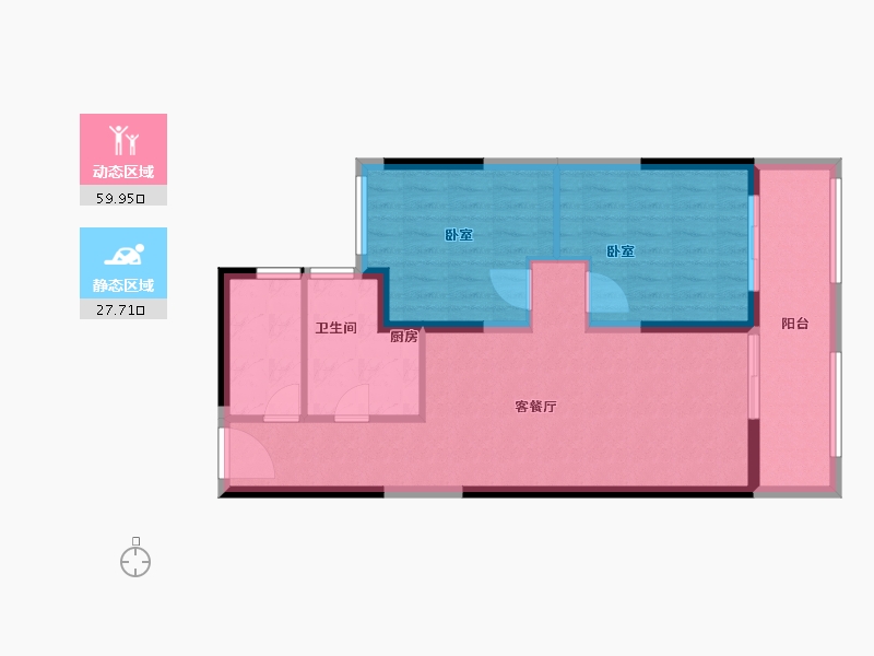 湖北省-武汉市-远洋东方境世界观-79.01-户型库-动静分区