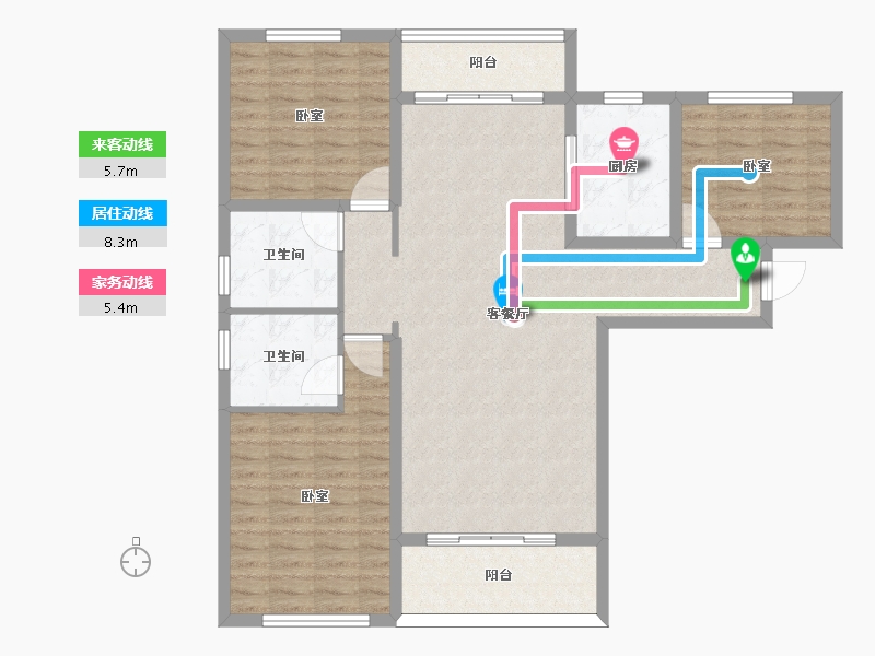 河南省-许昌市-禹州瑞贝卡和天下-112.00-户型库-动静线