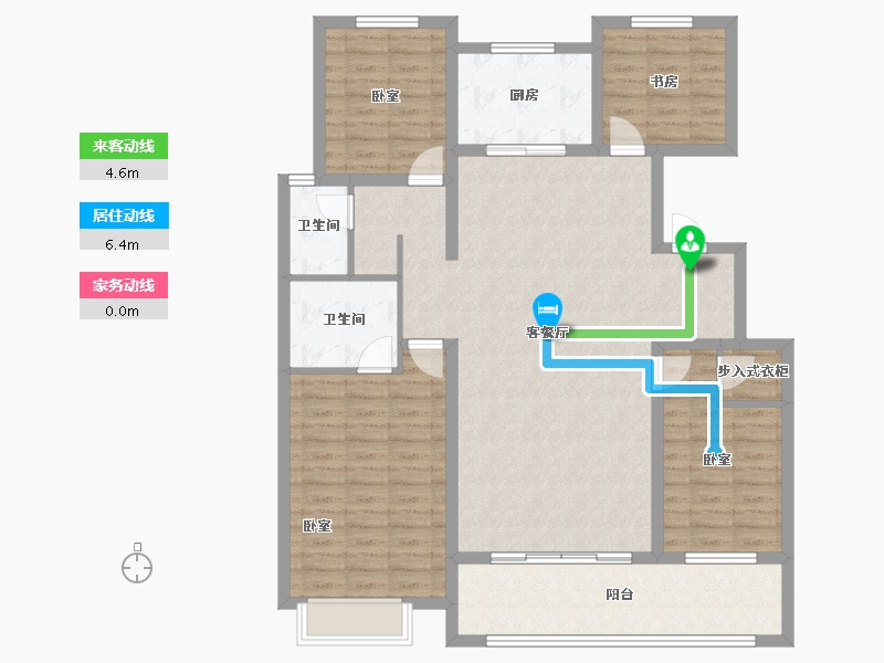 山东省-济宁市-睿湖印象-125.30-户型库-动静线