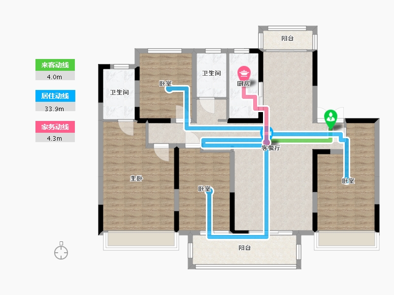 河南省-南阳市-南召建业城-133.82-户型库-动静线