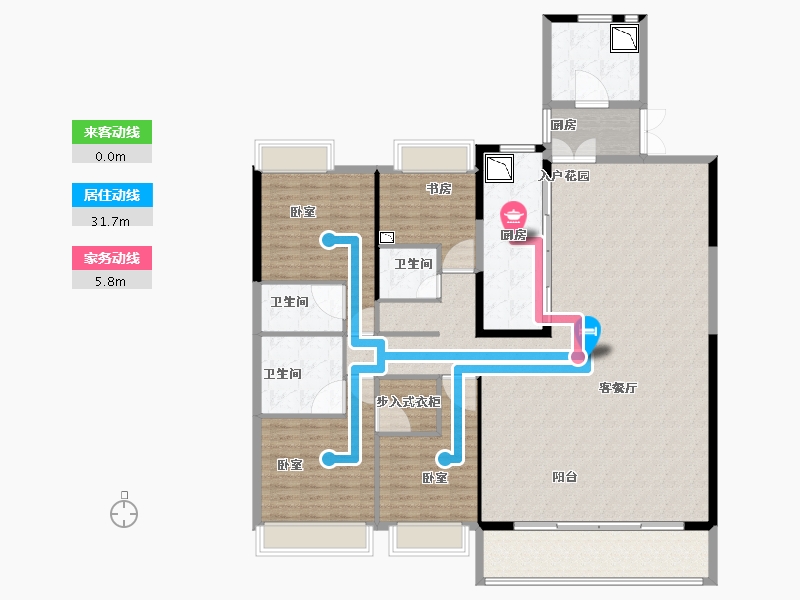 湖北省-襄阳市-鼎豊·紫云台-183.71-户型库-动静线