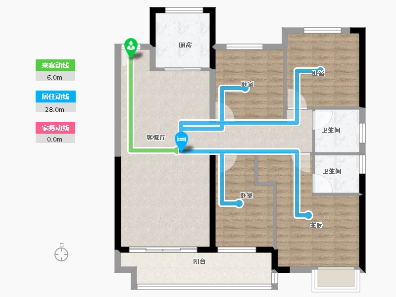 江西省-上饶市-中骏云景台-102.00-户型库-动静线